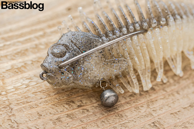 ギーラカンスのにゃん玉シンカーのお魚セッティング