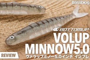 ボトムアップ「ヴァラップミノー5インチ」インプレ