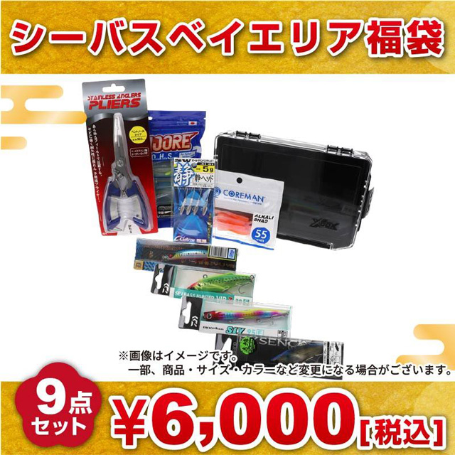 釣具のポイントオリジナル 2026年 シーバスベイエリア福袋 6,000円
