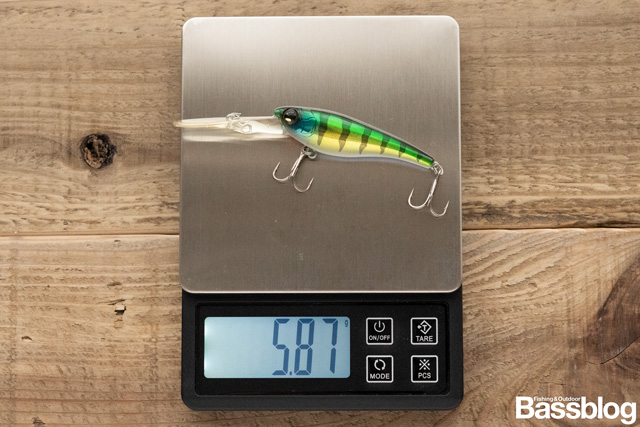 シマノ パブロシャッド59SP MRの重さ