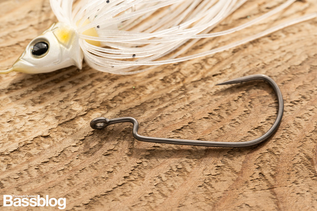 デプス グライドヘッドスピナーベイトのフックはがまかつのLDマスター