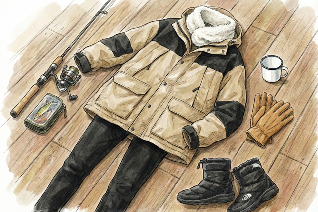 アースカラーでまとめる「大人キャンプ風」