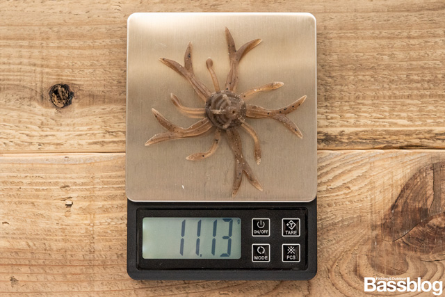 キングジミーヘンジの重さは約11g