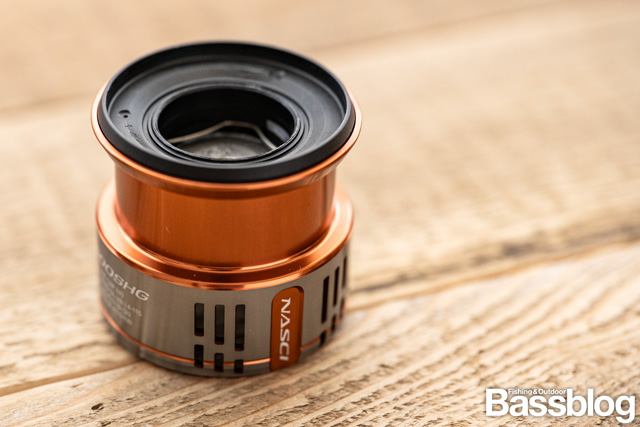 26ナスキーのスプール。「AR-Cスプール」が採用されている。